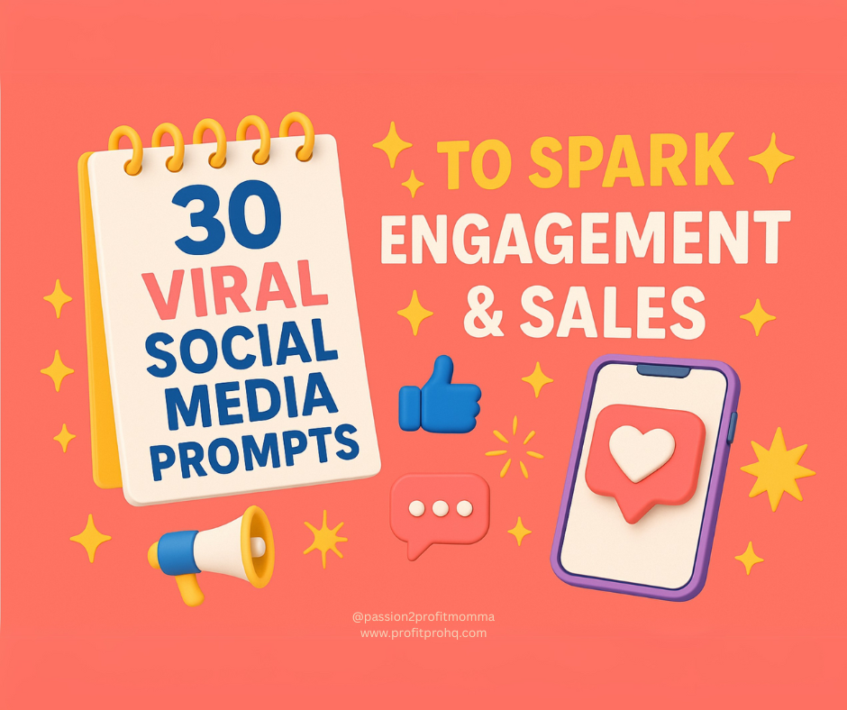 30 Social Media Prompts to Spark Engagement & Sales